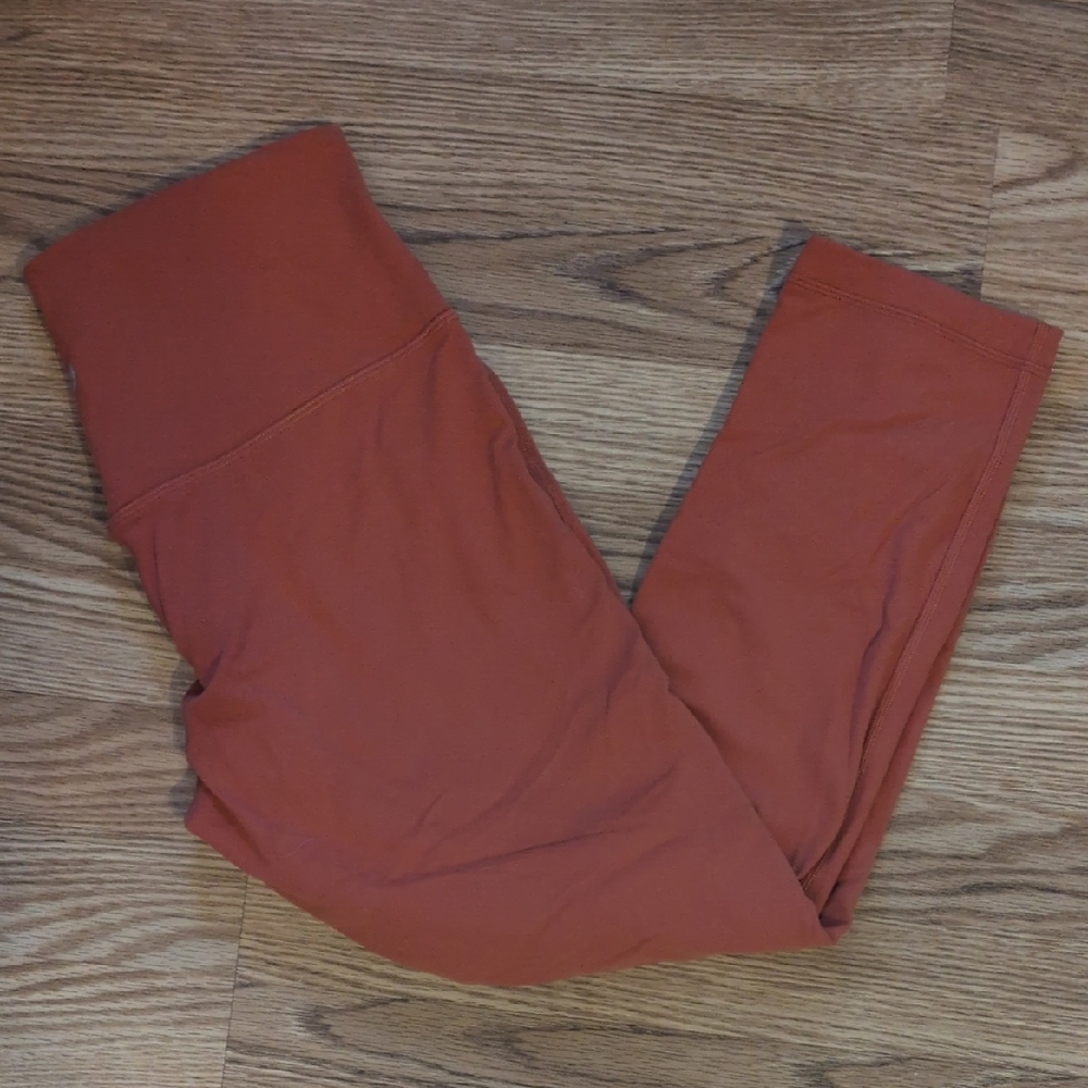 Lululemon Align High Rise Crop 23in Canyon Orange